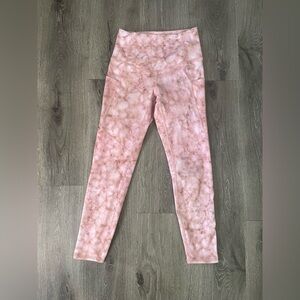 Evolution and Creation Blush Tie-Dye Womens cropped Leggings